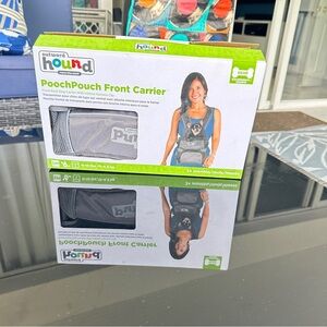 Outward Hound PoochPouch Carrier in Gray and Green